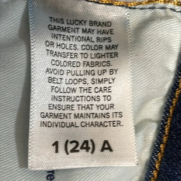 NWOT Lucky Brand Uni Fit High Rise Skinny Jeans 1 (24) A - Picture 13 of 16